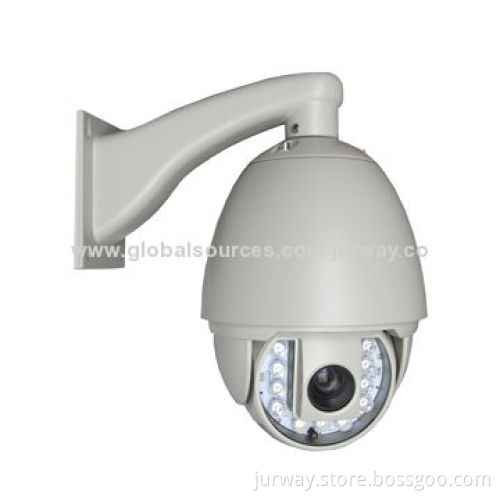 720P 18x Optical Zoom (F = 4.7 to 84.6mm) IR HD Speed Dome Camera, 1-30m IR Distance